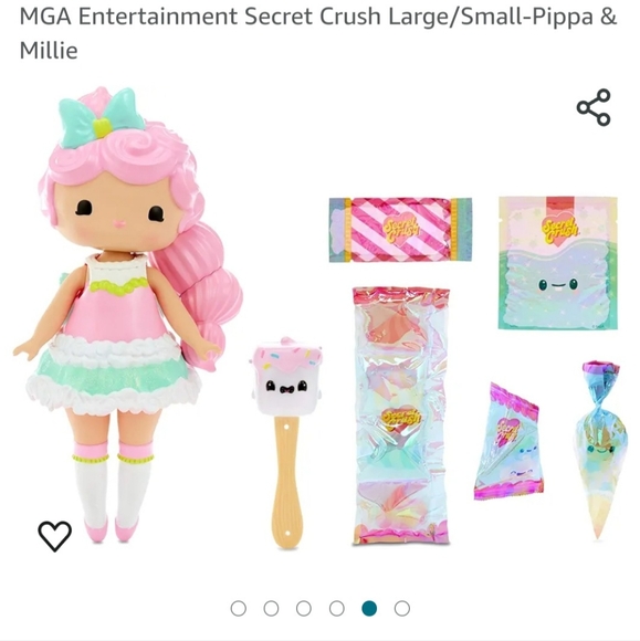 MGA Entertainment Secret Crush Large/Small-Pippa & Millie - Picture 4 of 8